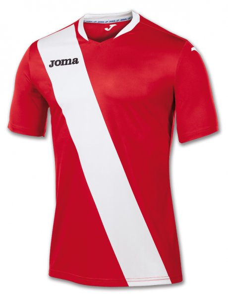 T-SHIRT MONARCAS RED-WHITE S/S