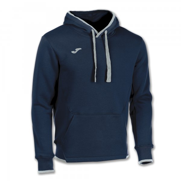 SWEATHSHIRT HOOD NAVY-GREY