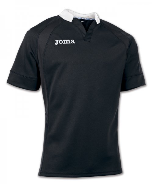 T-SHIRT RUGBY BLACK-WHITE S/S