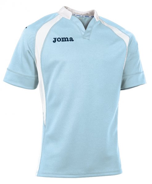 T-SHIRT RUGBY SKY BLUE-WHITE S/S