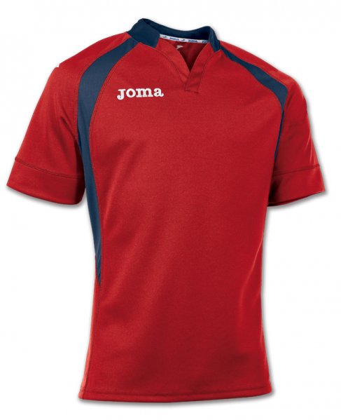 T-SHIRT RUGBY RED-NAVY S/S
