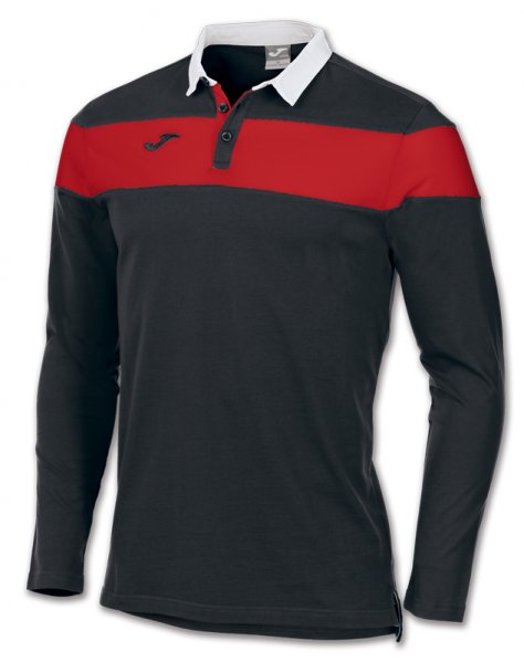 POLO RUGBY NAVY-WHITE L/S