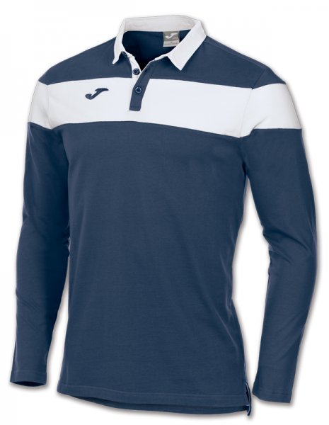 POLO RUGBY NAVY-WHITE L/S