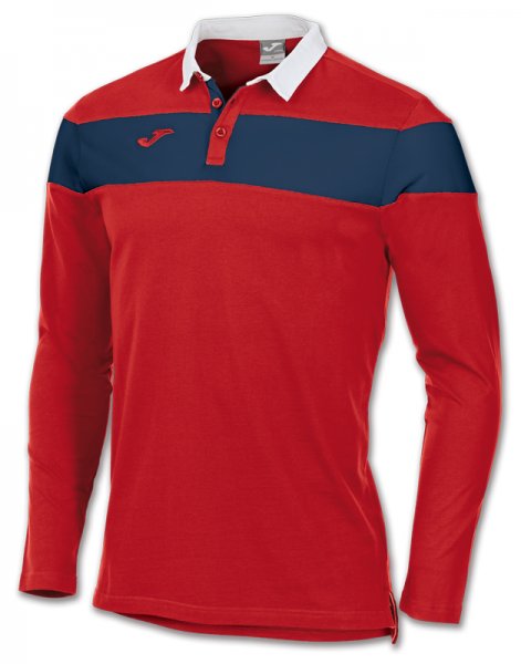 POLO RUGBY RED-NAVY L/S