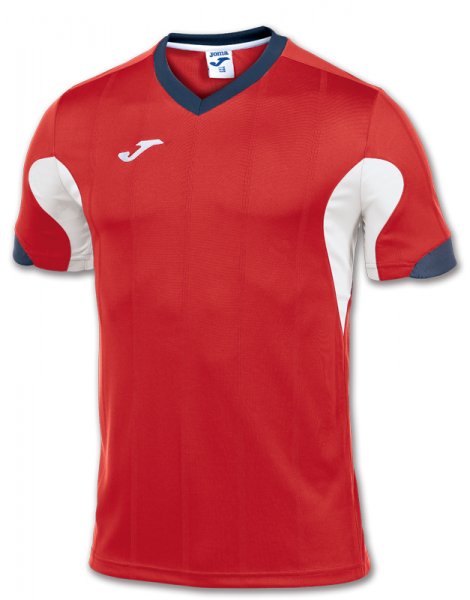 T-SHIRT MASTER RED-WHITE S/S