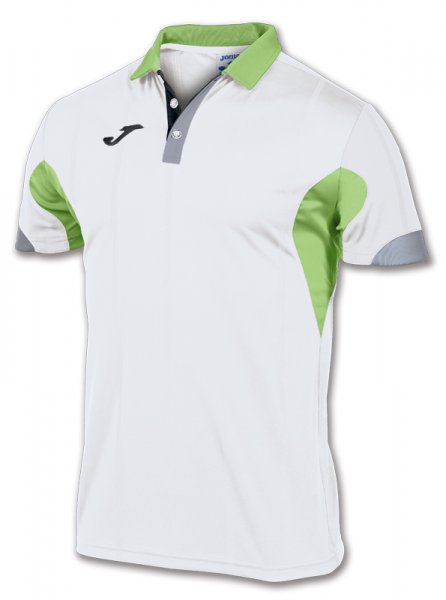POLO MASTER WHITE-GREEN S/S