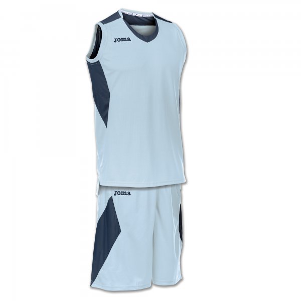 SET SPACE SKY BLUE-NAVY SLEEVELESS