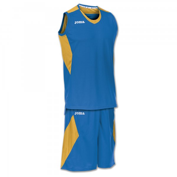 T-SHIRT BASKET ROYAL-GOLD SLEEVELESS