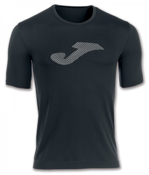 T-SHIRT BLACK-WHITE S/S (JAQUARD)