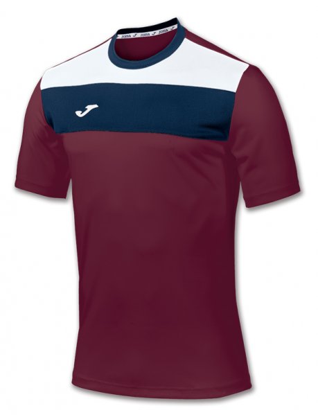 T-SHIRT CREW BURGUNDY S/S