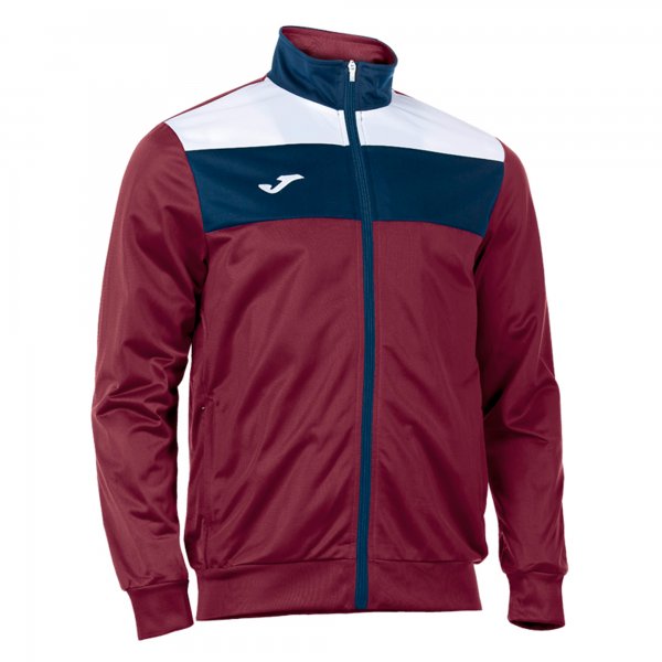 JACKET CREW POLYESTER BURGUNDY