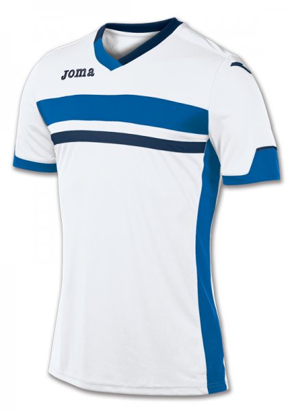 T-SHIRT WHITE-ROYAL S/S