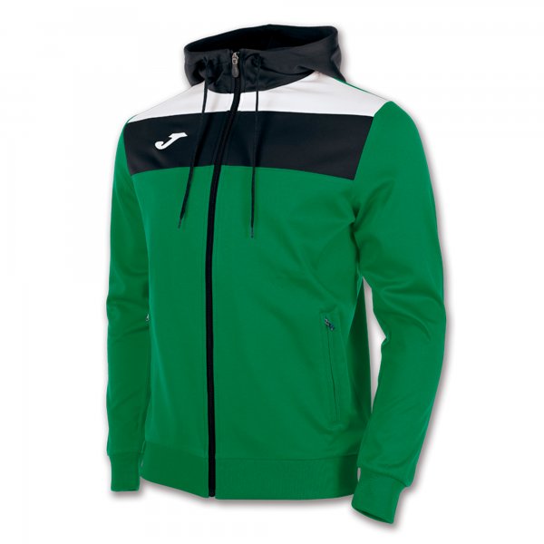 JACKET CREW HOODED GREEN