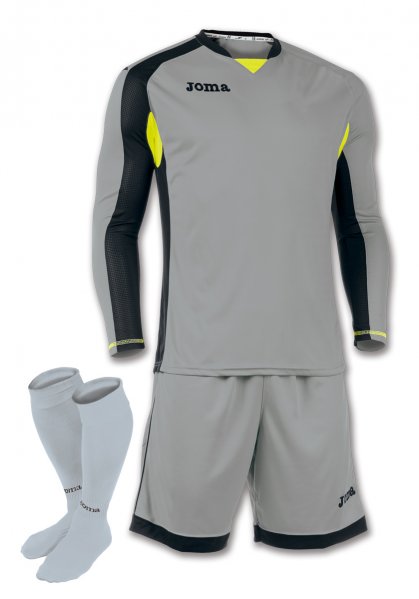 GOALKEEPER SET GREY-BLACK L/S