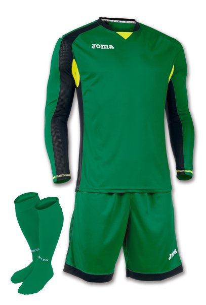 ZAMORA GOALKEEPER SET GREEN-BLACK L/S