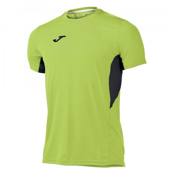 T-SHIRT RECORD II GREEN FLUOR-BLACK S/S