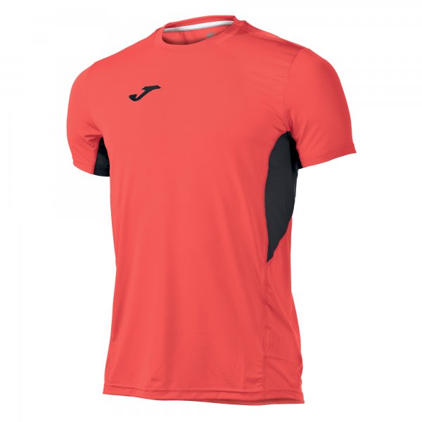 T-SHIRT RECORD II ORANGE FLUOR-BLACK S/S
