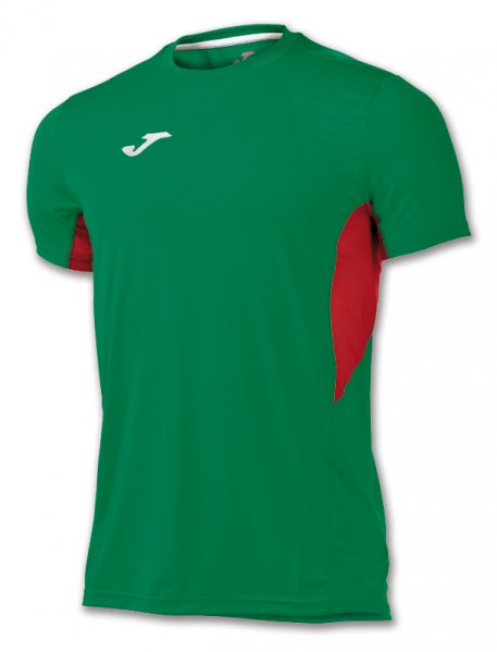 T-SHIRT RECORD II GREEN-RED S/S