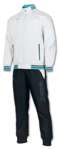 TRACKSUIT POLY. TORNEO WHITE-BLACK