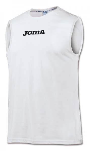 POLY-COTTON WHITE SHIRT SLEEVELESS (PACK 10 PCS) 