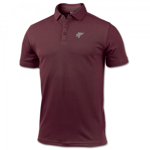POLO INVCITUS BURGUNDY S/S