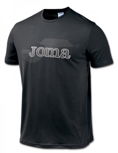 T-SHIRT -JOMA- BLACK S/S