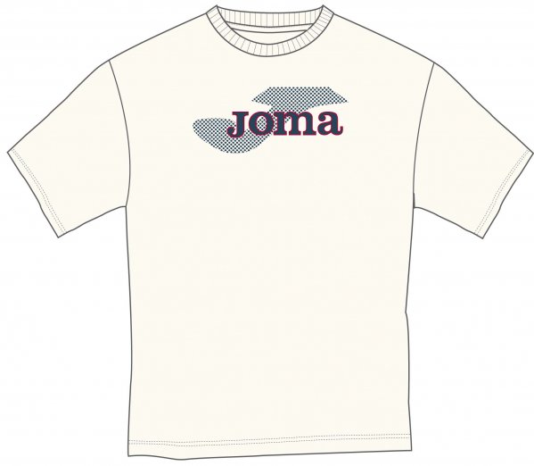 T-SHIRT -JOMA- WHITE S/S