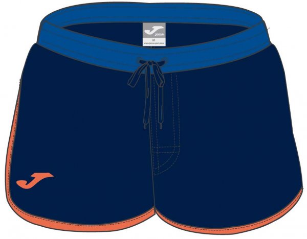 SWIMSUIT NAVY-ORANGE