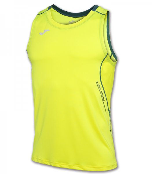 T-SHIRT RUNNING YELLOW SLEEVELESS