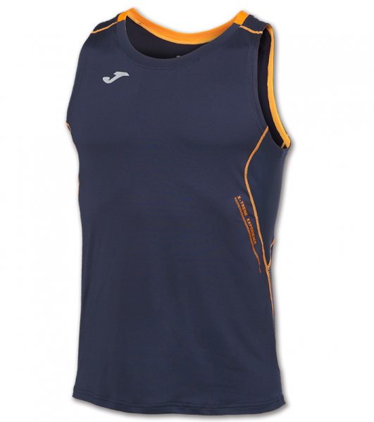 T-SHIRT RUNNING NAVY SLEEVELESS