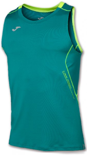 T-SHIRT RUNNING GREEN SLEEVELESS