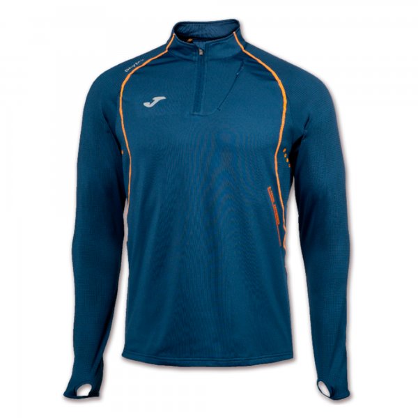 SWEATSHIRT 1/2 ZIP RUNNING NAVY