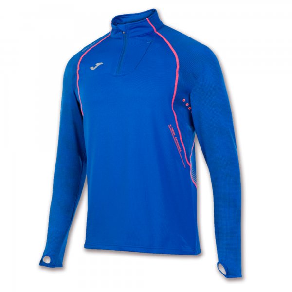 SWEATSHIRT 1/2 ZIP RUNNING ROYAL