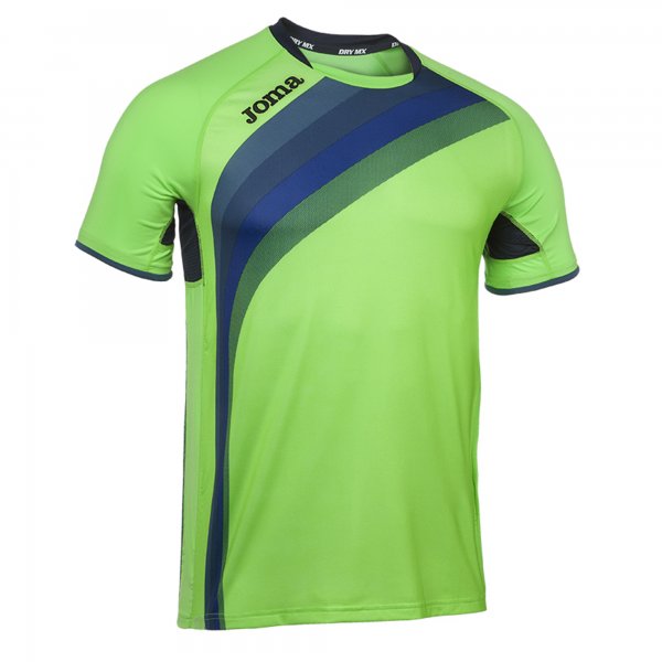 T-SHIRT RUNNING FLUOR GREEN S/S