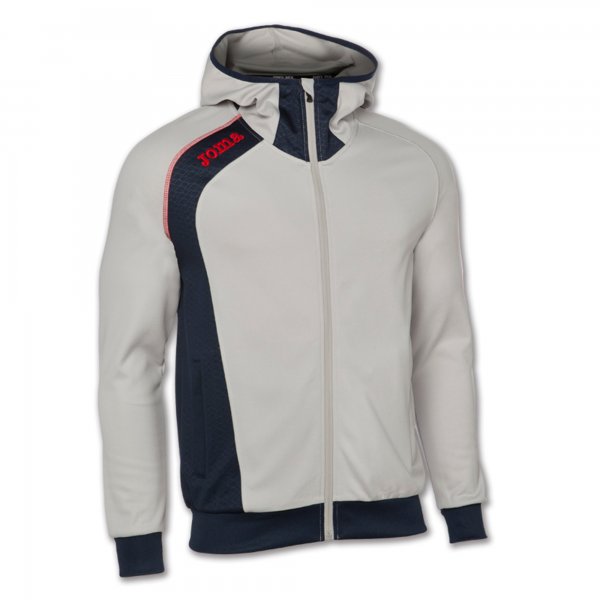 SWEATSHIRT HOODED ELITE V GREY