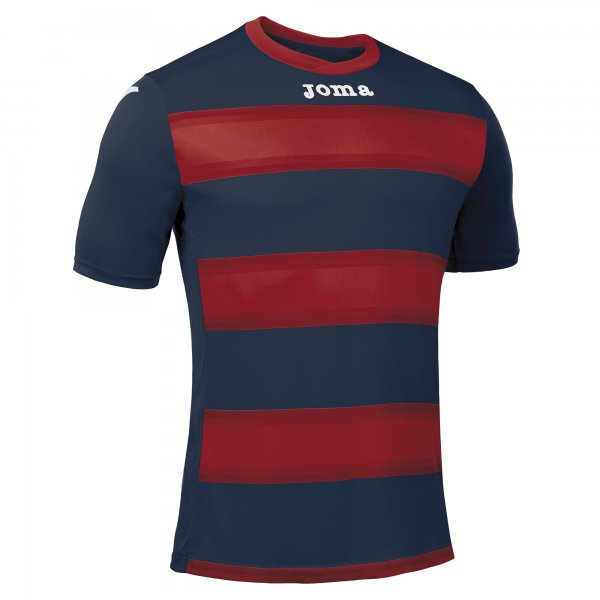 T-SHIRT EUROPA III NAVY-RED S/S