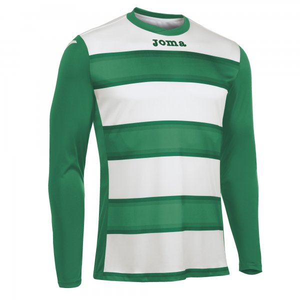 T-SHIRT HORIZONTAL STRIPED GREEN L/S