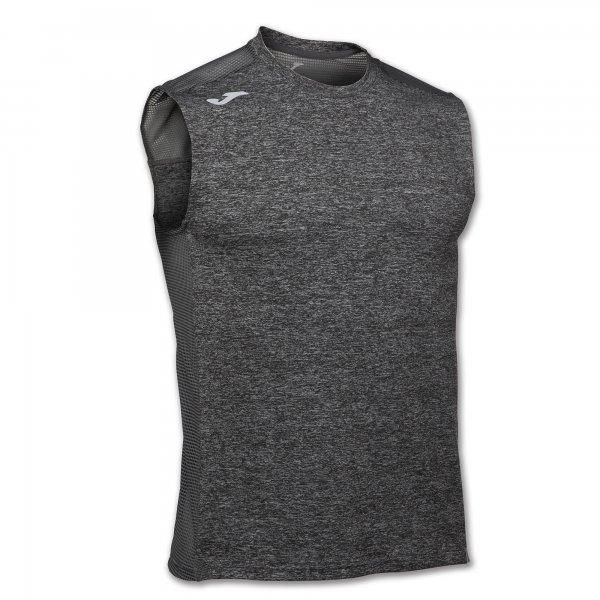 T-SHIRT RUNNING ANTHRACITE SLEEVELESS