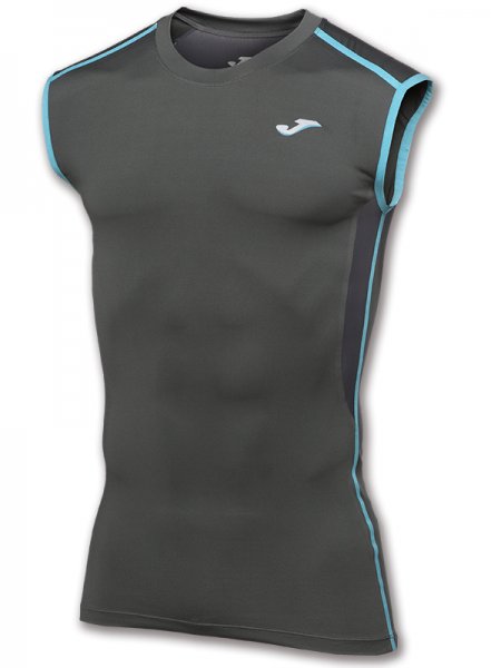 T-SHIRT HYBRIDO GREY SLEEVELESS