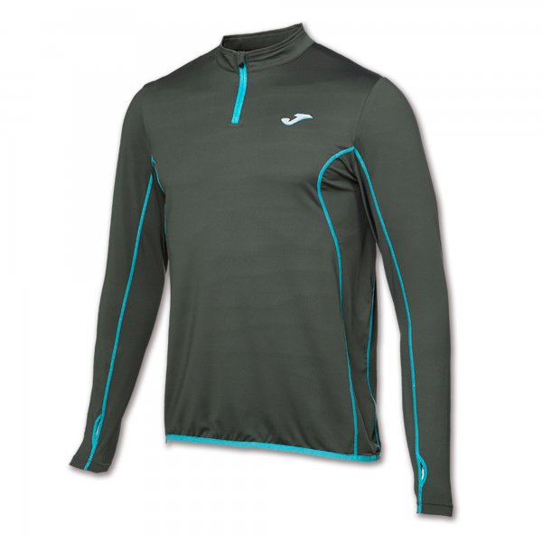 SWEATSHIRT HYBRIDO 1/2 ZIPPER GREY