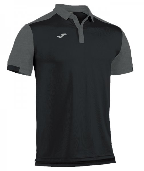 COMFORT POLO SHIRT BLACK S/S -POLYESTER-