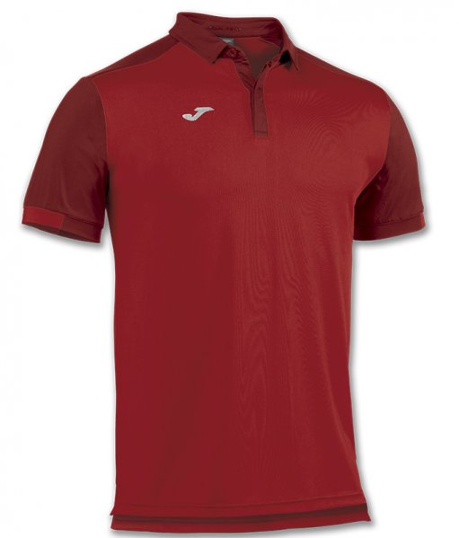 COMFORT POLO SHIRT RED S/S -POLYESTER-