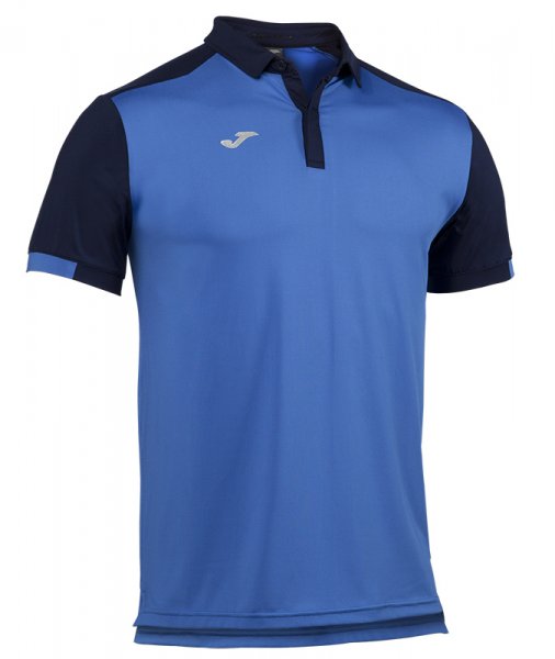 COMFORT POLO SHIRT ROYAL S/S -POLYESTER-