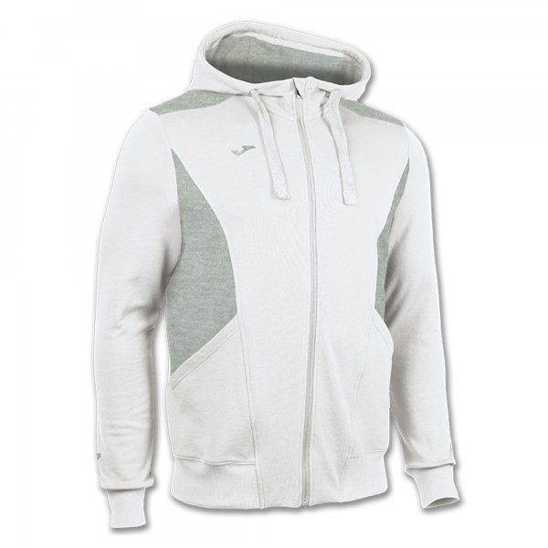 JACKET HOODED CONFORT WHITE-LIGHT MELANGE