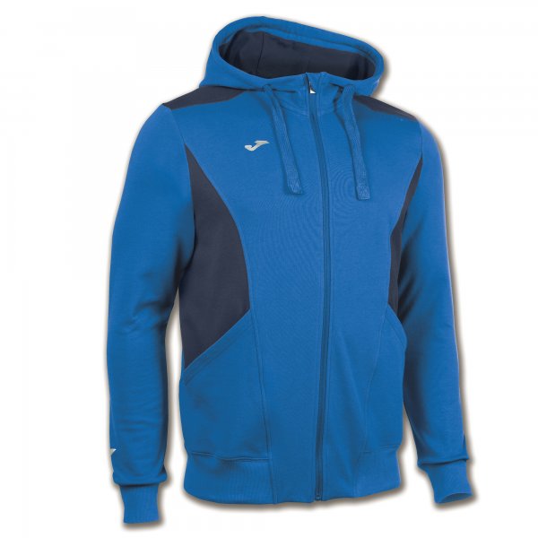 JACKET HOODED CONFORT ROYAL-DARK NAVY