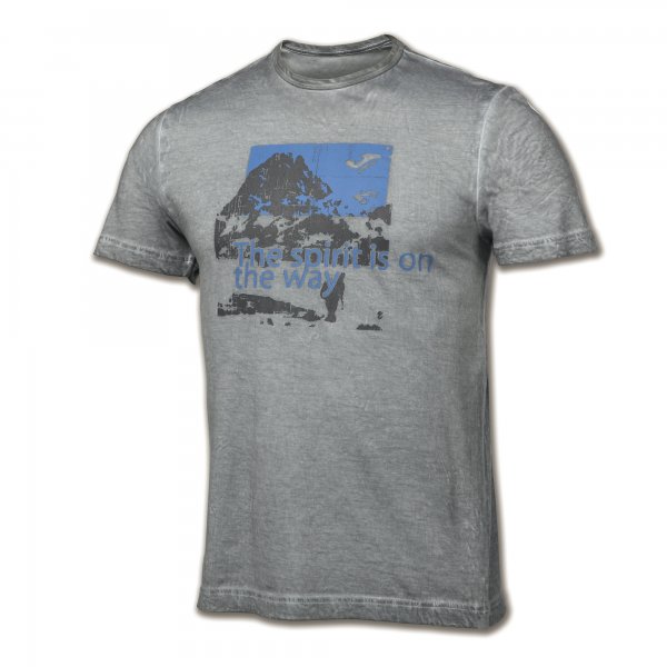 T-SHIRT TREKKING DARK GREY S/S