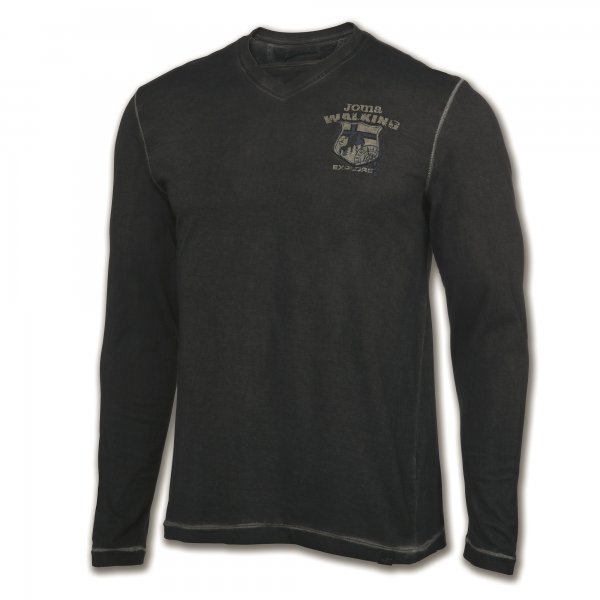 T-SHIRT TREKKING BLACK L/S