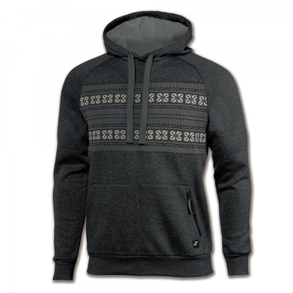 SWEATSHIRT HOODED TREKKING ANTHRACITE