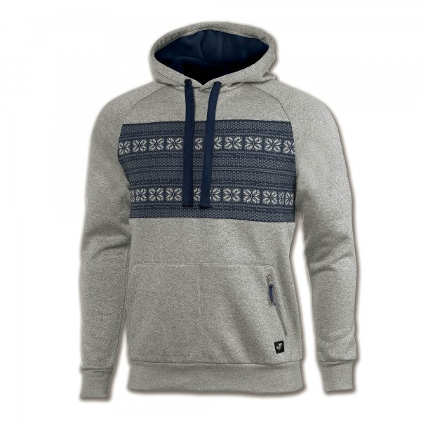SWEATSHIRT HOODED TREKKING GREY
