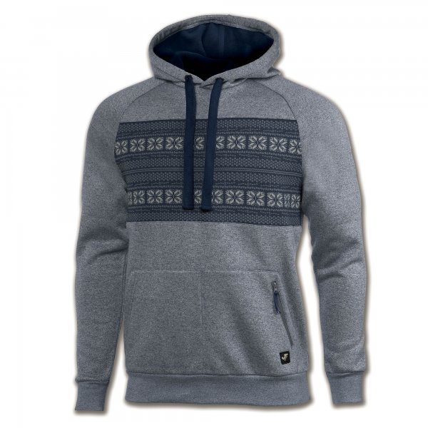 SWEATSHIRT HOODED TREKKING NAVY